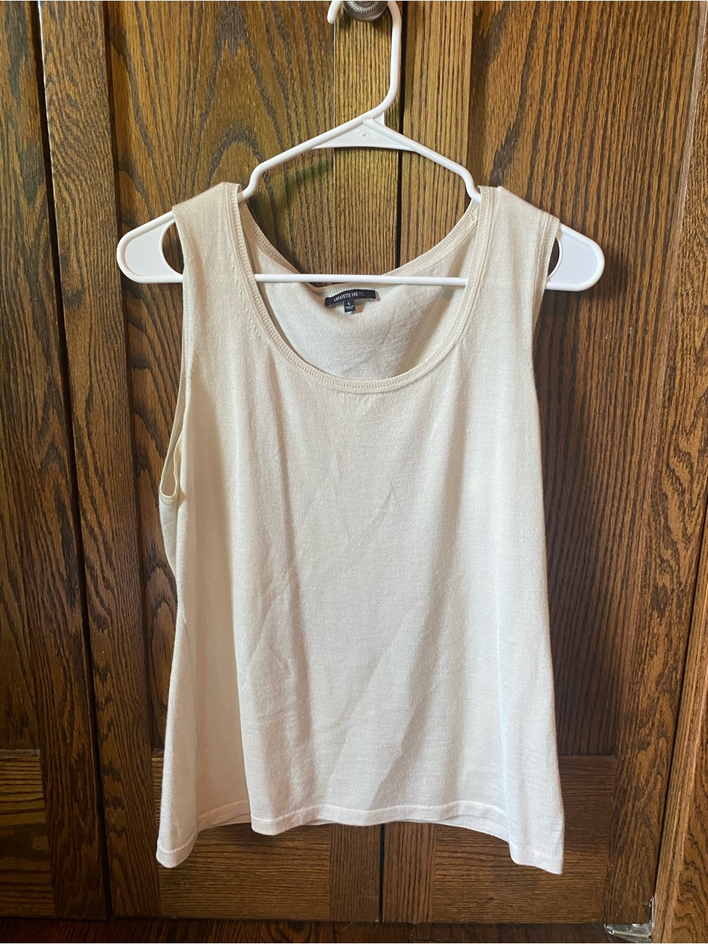 Lafayette 148 New York beige tank top - Picture 2 of 6